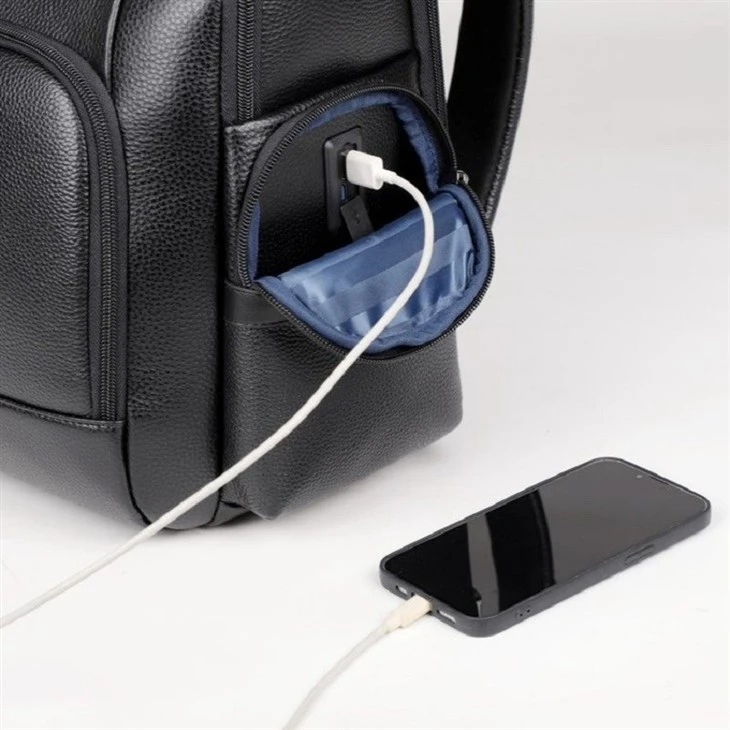 Leather Business Backpacks For Men